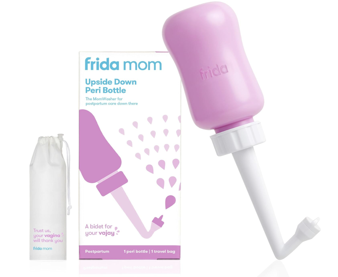 Frida Mom Upside Down Peri Bottle – Die praktische Intimdusche für die Zeit nach der Geburt