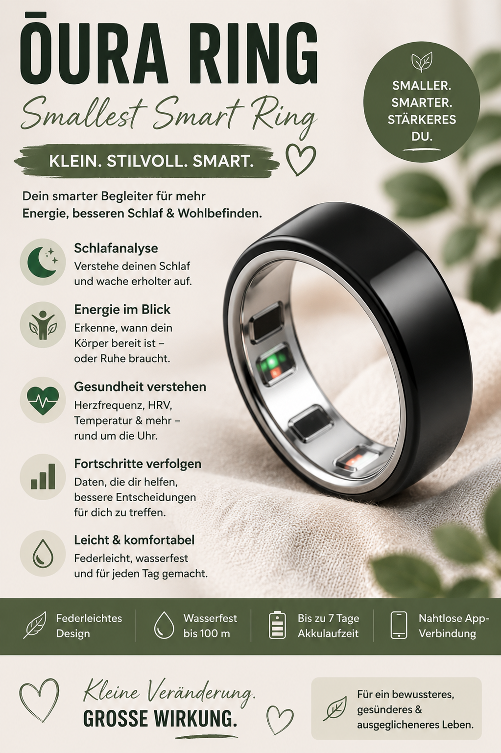 Ōura Ring – Der smarte Ring für besseren Schlaf, mehr Gesundheit und ein bewussteres Leben